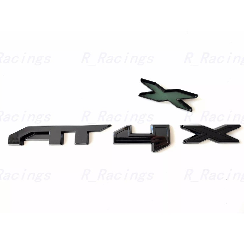 Auto Front Grill Gloss Black AT4X OVERLAY Emblem 2023+ GMC