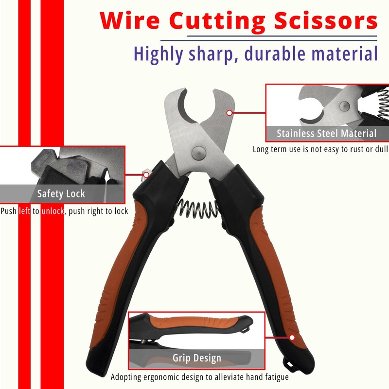 TOMSHIELE Solar PV Panel Crimping Tool Kit with Wire Stripper,