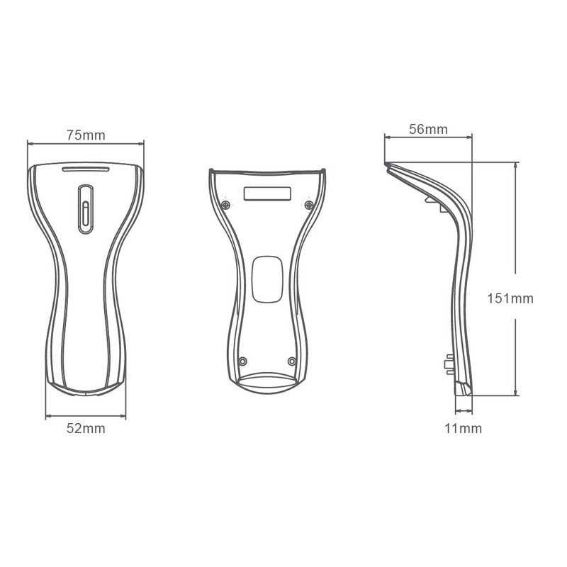 High Performance Touch CCD Barcode Reader FK-800V-UW (USB Connection) (1