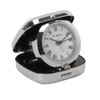 Widdop Metal Case Folding Travel Alarm Clock Desk Roman Numerals