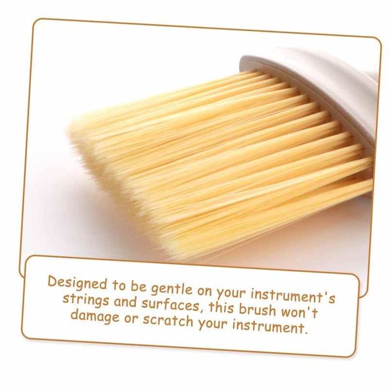 2 Pcs Piano Cleaner Guitar Cleaning Brush Musical Instrument Cleaning