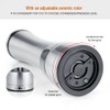 Stainless Steel Electric Salt & Pepper Mill Grinder Adjustable Coarseness