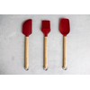 KitchenAid 2pc Mini Birchwood Spatulas Set - Empire Red