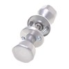 Aqbau® Door Knob, Rotatable with Rosette BB Button Pusher Rotary