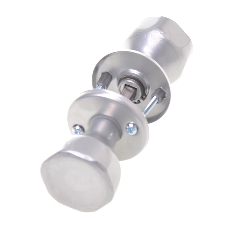 Aqbau® Door Knob, Rotatable with Rosette BB Button Pusher Rotary