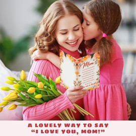 Pawzity Mom Gifts from Daughter, Son, Kids - Mothers Day, Birthday Gifts for Mom - Greeting Folded Card for Moms