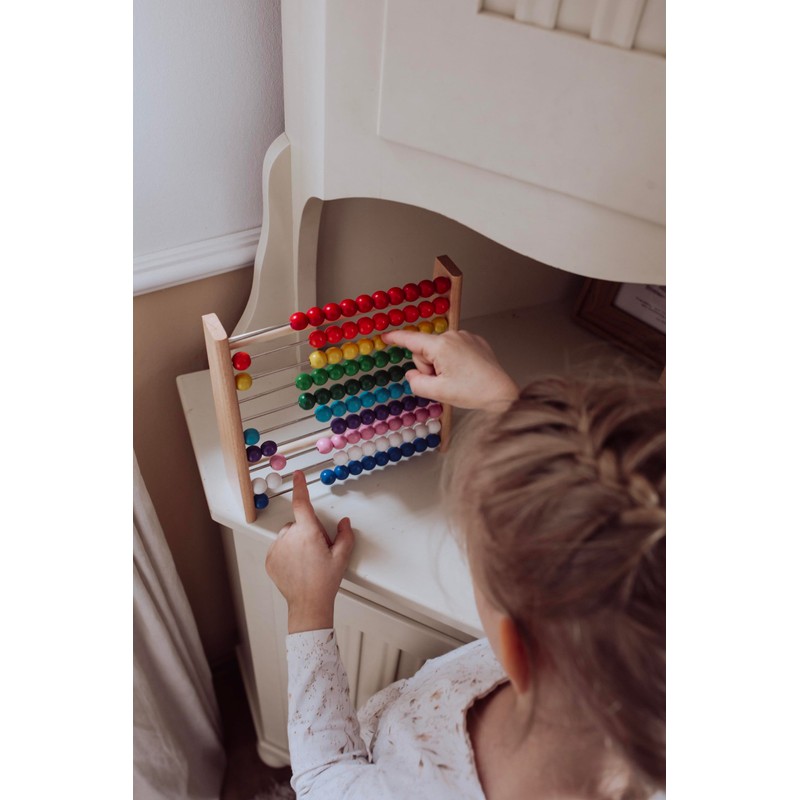 Natureich Abacus Arithmetic Frame - Giocattolo educativo in Legno per