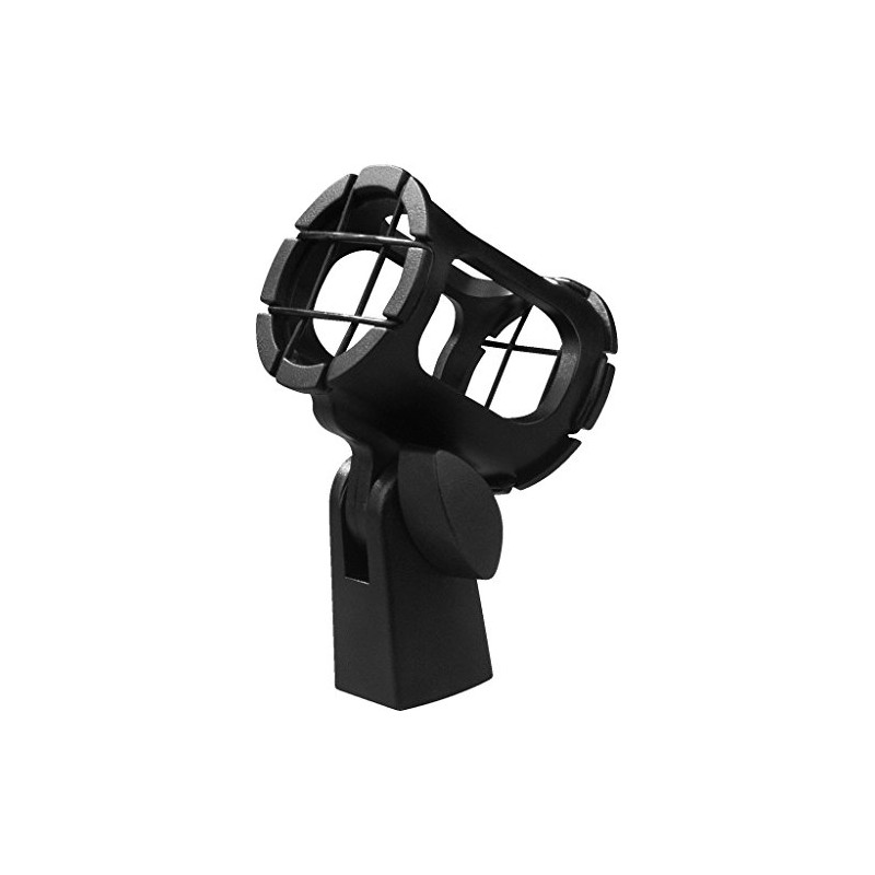 JTS MH 22 mic stand holder, black, 16 mm