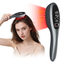 Peine láser para el crecimiento del cabello, tratamiento láser para el crecimiento del cabello, dispositivo de luz roja para uso doméstico para hombre