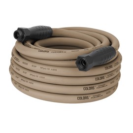 Colors Garden Hose with SwivelGrip, 5/8 in. x 50 ft., Drinking Water Safe, Brown Mulch - HFZC550BRS