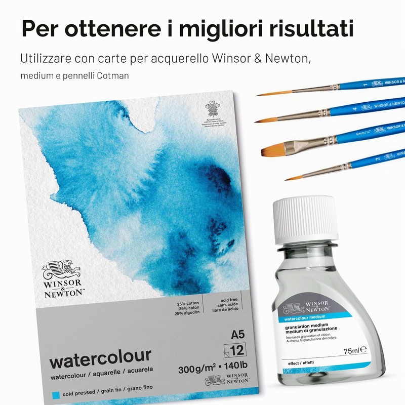 Winsor & Newton WN Acquerello Cotman 1/2 Godet Rame Rosso