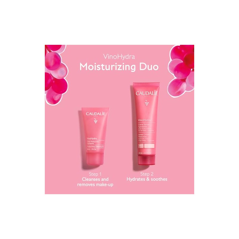Caudalie Gift Set - Vinohydra Sorbet cream 60ml + Free