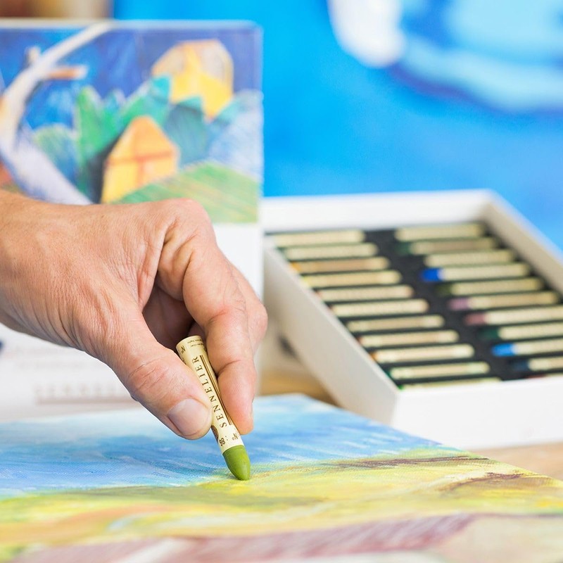 Sennelier Artists Oil Pastels - Set of 24 x Landscape