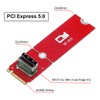 CY Card PCI-E 5.0 M.2 M-Key to MCIO Mini Cool