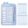 Checklist Slider Board - Sliding Chore Chart for Study Checklist