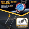 Ciwuzxs Retractable Keychain, Heavy Duty Carabiner Badge Holder, Tactical ID