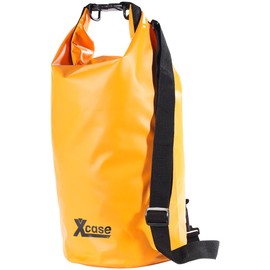 Xcase Waterproof Backpack: Waterproof Dry Bag 16 Litres, Orange (Duffel Bag Backpack Waterproof, Waterproof Garment Bag, Underwater Light), orange, Pack sack