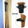 CVNRCLP 4-Pack Universal Vertical Baseball & Softball Bat Wall Mount