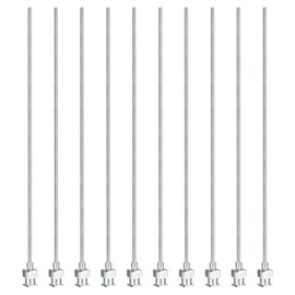 PATIKIL Blunt Tip Dispensing Needle 16G, 10 Pcs 5 Inch Stainless Steel Liquid Dispenser Needles with Lure Lock for Refilling Liquid Inks Adhesives Glue