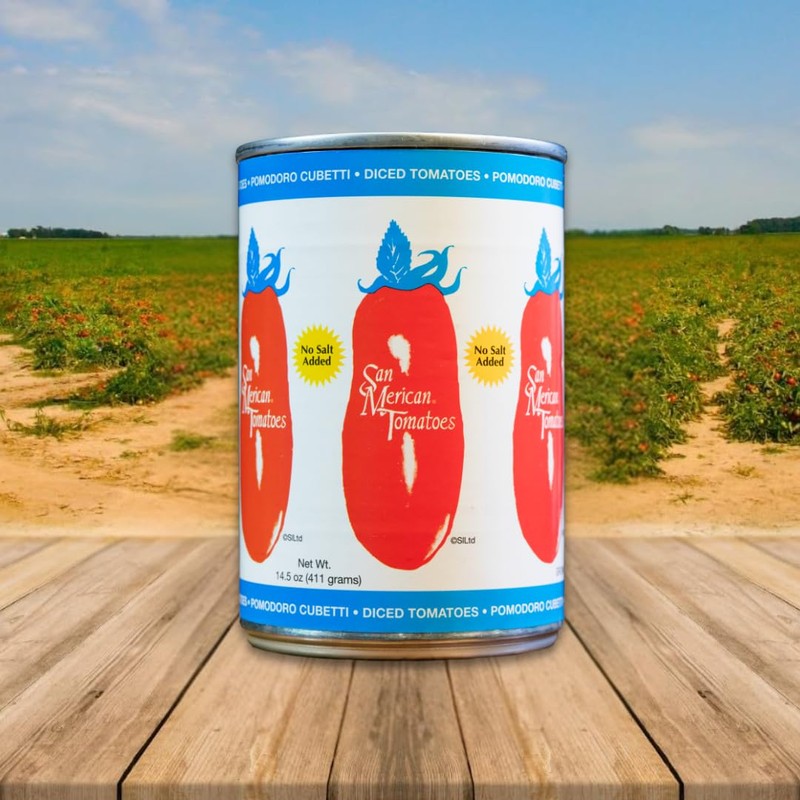 SMT SAN MERICAN TOMATO - No Salt Added Diced Canned