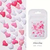 Generic 200pcs Pink Heart Resin Nail Art Charms