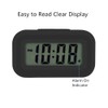 FAMICOZY Small Digital Travel Alarm Clock,Simple Operation,Easy to Read,Ascending Alarm,12/24Hr,Snooze
