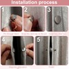 Curtain Magnetic Holdback Button - 10Pairs Sturdy Curtain Weight Magnets