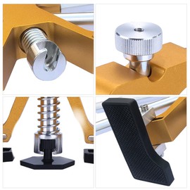 Gliston Auto Dent Puller Kit - Adjustable Golden Dent Remover Tools Paintless Dent Repair Kit Dent Lifter Puller for Car Large & Small Ding Hail Dent Removal