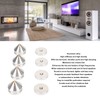 4 PCS Aluminum Alloy Speaker Spike Shockproof Adjustable Isolation Feet
