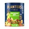 PLANTERS Deluxe Pistachio Mix, Party Snacks, Plant-Based Protein, 14.5 Oz