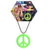 Widmann 50077 Halskette Hippie Erwachsene, Unisex, 60er-Jahre, Disco, Mottoparty, Karneval,