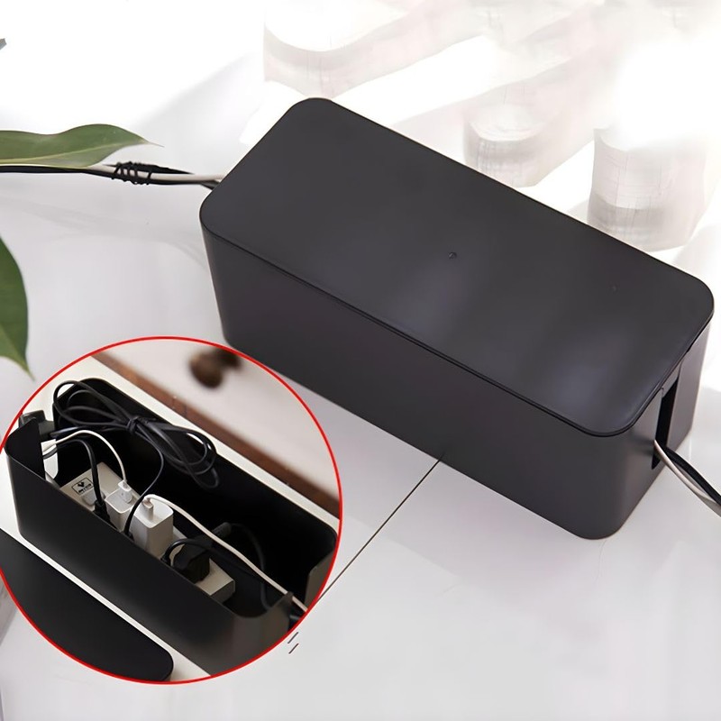 TK.Felly Cable Box, Wiring Box, Outlet Neat, Storage Case, Cord