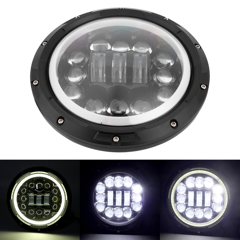 7in LED Work Light 90W Headlight IP67 Waterproof 6000K Universal