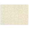 Holzpuzzle blanko mit 48 Teilen, ca. 40 x 29 cm