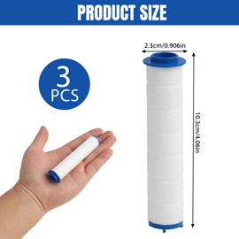 Shower Head Replacement Filter with 2-in-1 PP Cotton Filter for Purified and Softer Water | Function | Limescale and Chlorine Free Water Saving | For Healthy Skin and Shiny Hair