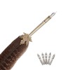 Gullor Quill Handcraft Feather Dip Pen Stem Metal Nib Pen