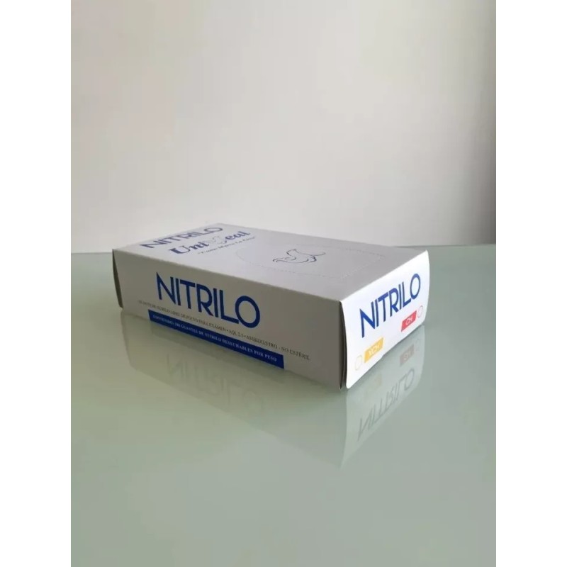 Unisel Guante Nitrilo Mediano 100 Pzas