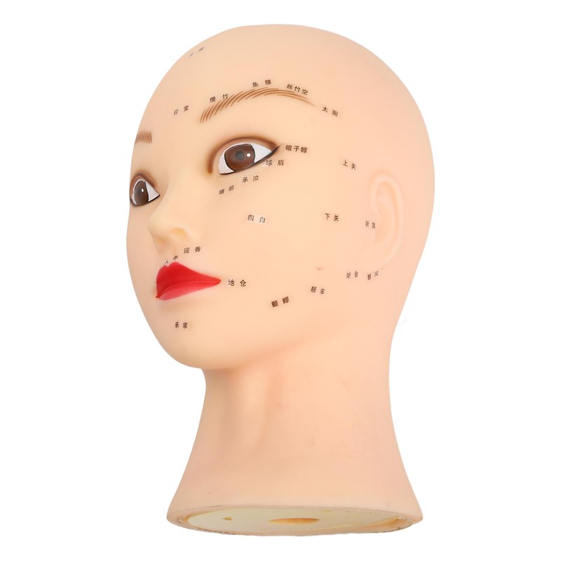 Soft Mannequin Head Realistic Skin Texture Eyelash Extension Mannequin Head