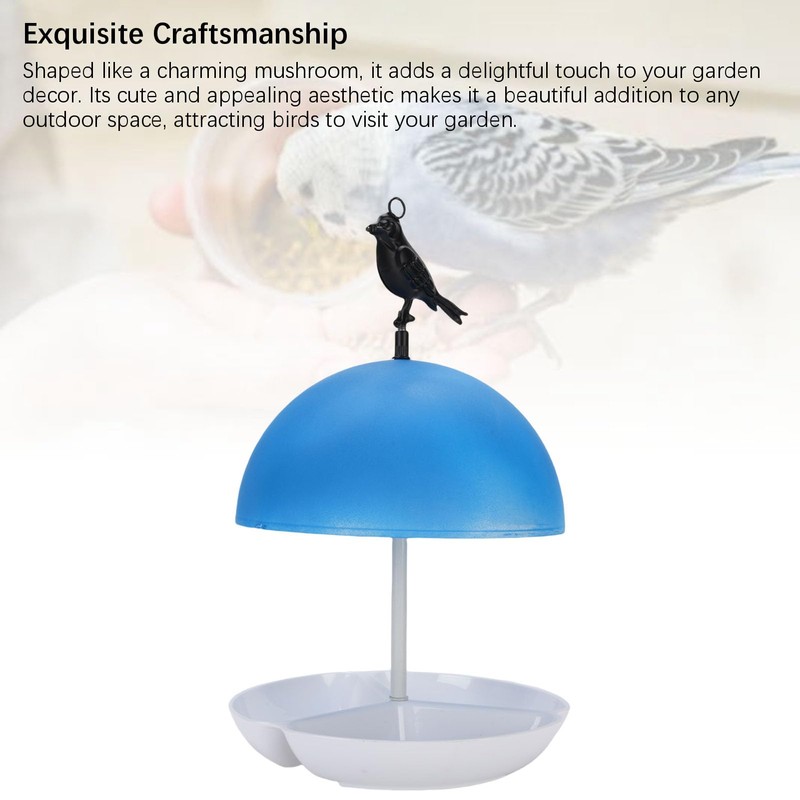 Jectse Bird Feeder Rain Proof Dome Top for Garden, ABS