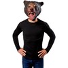 Rubies Adult Cocoa Black Bear Deluxe Overhead Latex Mask for