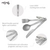 TiTo Titanium Cutlery Set Outdoor Camping Ultra Lightweight Tableware Spoon
