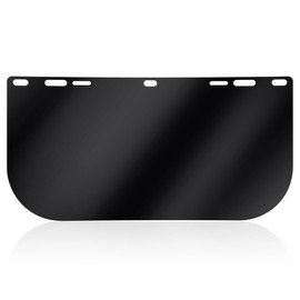 Feekoon 1 Pack Face Shield Replacement Lens, 15.5'' x 8'' Tinted Full Face Shield Compatible with Hobart 770580, Protective Safety Face Shield for Welding, Grinding, Helmet Face Shield for Cosplay