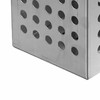 Kitchen Utensil Holder Stainless Steel Square Cutlery Drainer Countertop Utensil