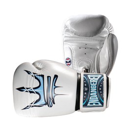 Muay Thai Classic Glove (Size 12) by Endangered Fightwear - Pair of Leather Boxing Gloves for Protection in Muay Thai and Intense Training - 5 Sizes - UK