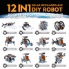 Unbranded 12-in-1 Solar Robot Toys STEM Education Activites Kits for
