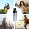 YLUNWUDE Travel Size Fine Mist Spray Bottles, Clear Plastic Refillable