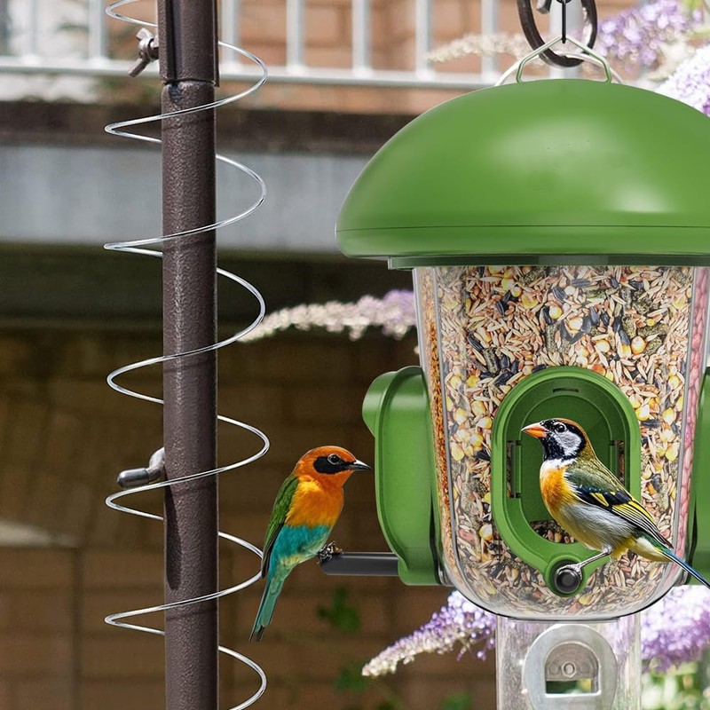 2 PCS Squirrel Baffles Squirrel Guard for Bird Feeders