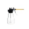 QWORK® Transparent Oil Can, High Pressure Pump Oiler with 2