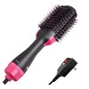 1200W Hot Air Comb 2 In1 ABS Multifunction Ion Technology