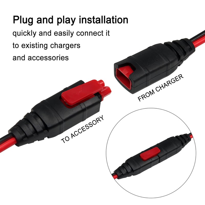 WHHZGYW 10FT GC004 Extension Cable for NOCO Genius Smart Battery